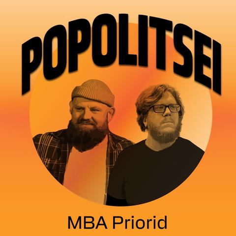 Popolitsei podcast cover — Popov and Belkin