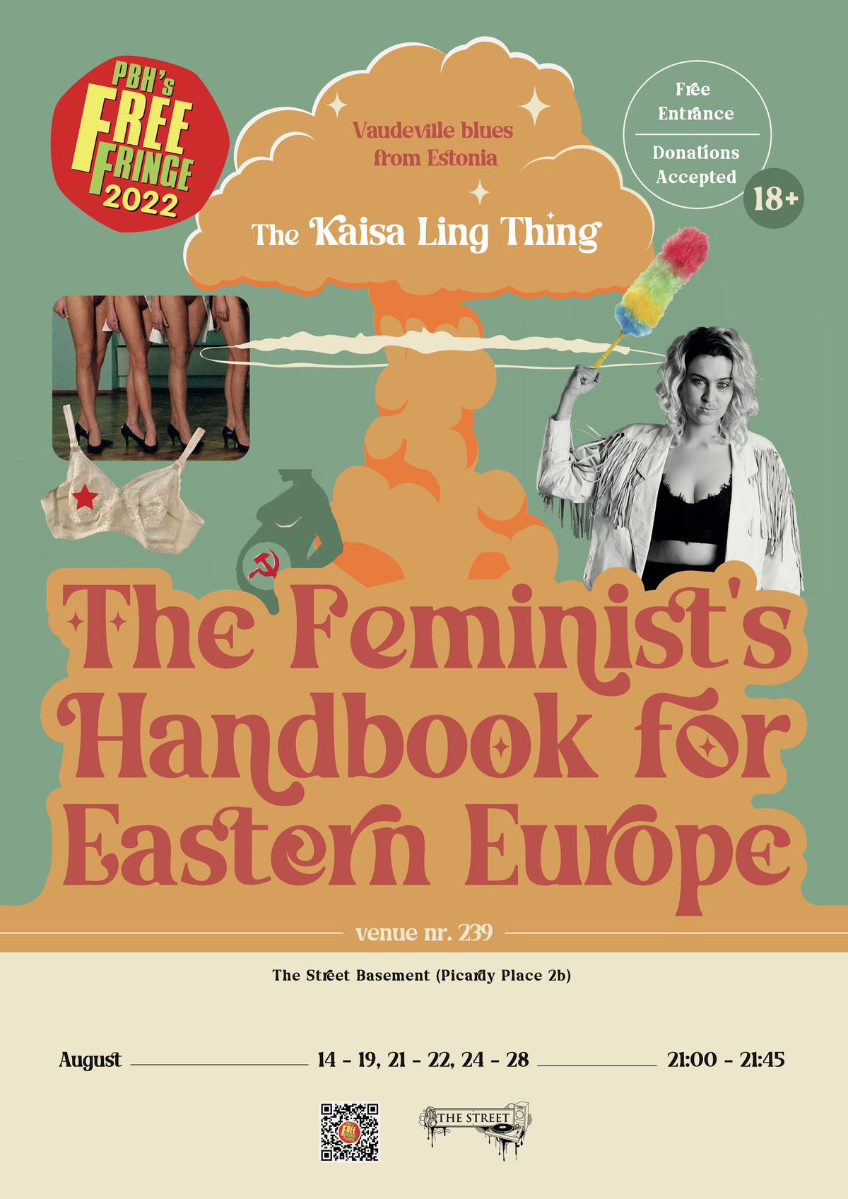 Feminist's Handbook Poster, Edinburgh Fringe 2022